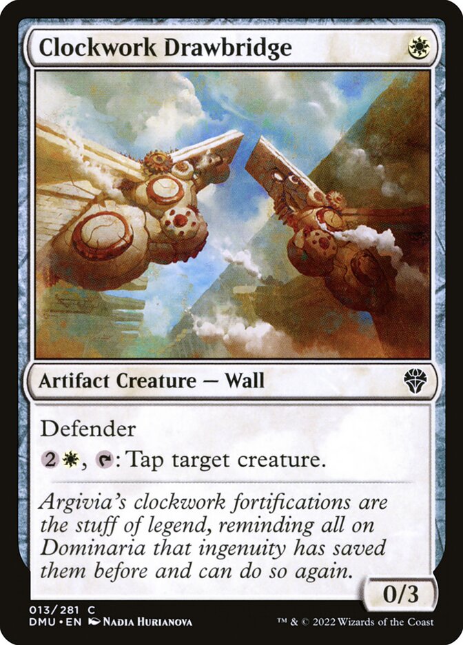 Clockwork Drawbridge 13/281 (Dominaria United)  - Foil | Good Games Modbury