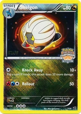 Shelgon (7/20) (Regional Championship Promo Staff) [Black & White: Dragon Vault] | Good Games Modbury