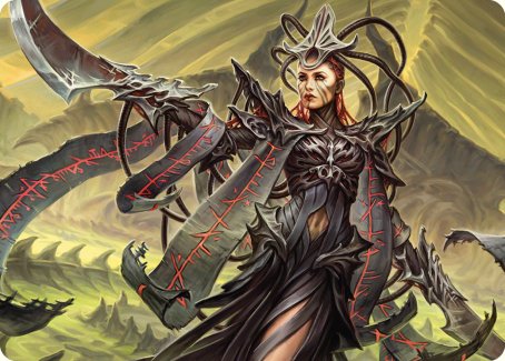 Testament Bearer Art Card [Phyrexia: All Will Be One Art Series] | Good Games Modbury