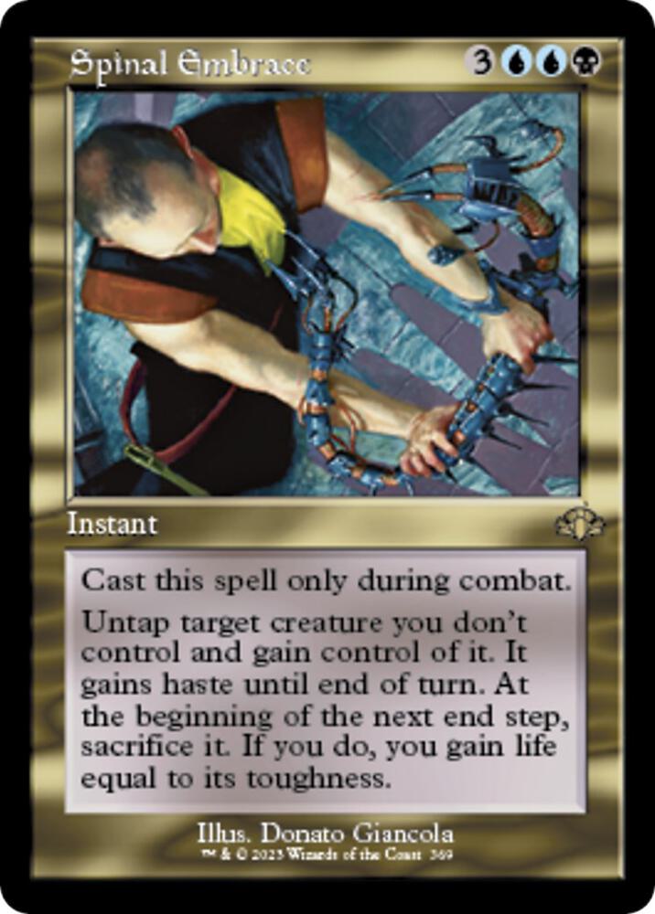 Spinal Embrace 369/261 (Dominaria Remastered)  - Retro | Good Games Modbury