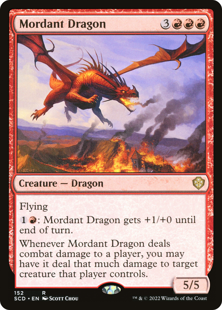 Mordant Dragon [Starter Commander Decks] | Good Games Modbury