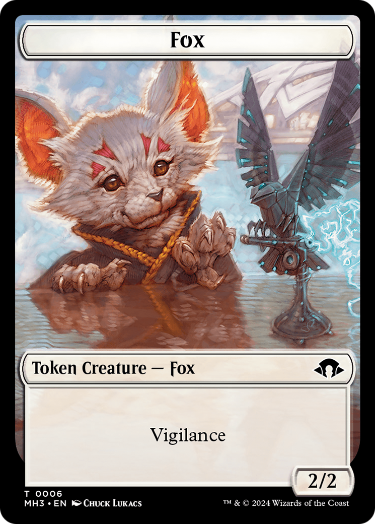 Fox Token [Modern Horizons 3 Tokens] | Good Games Modbury