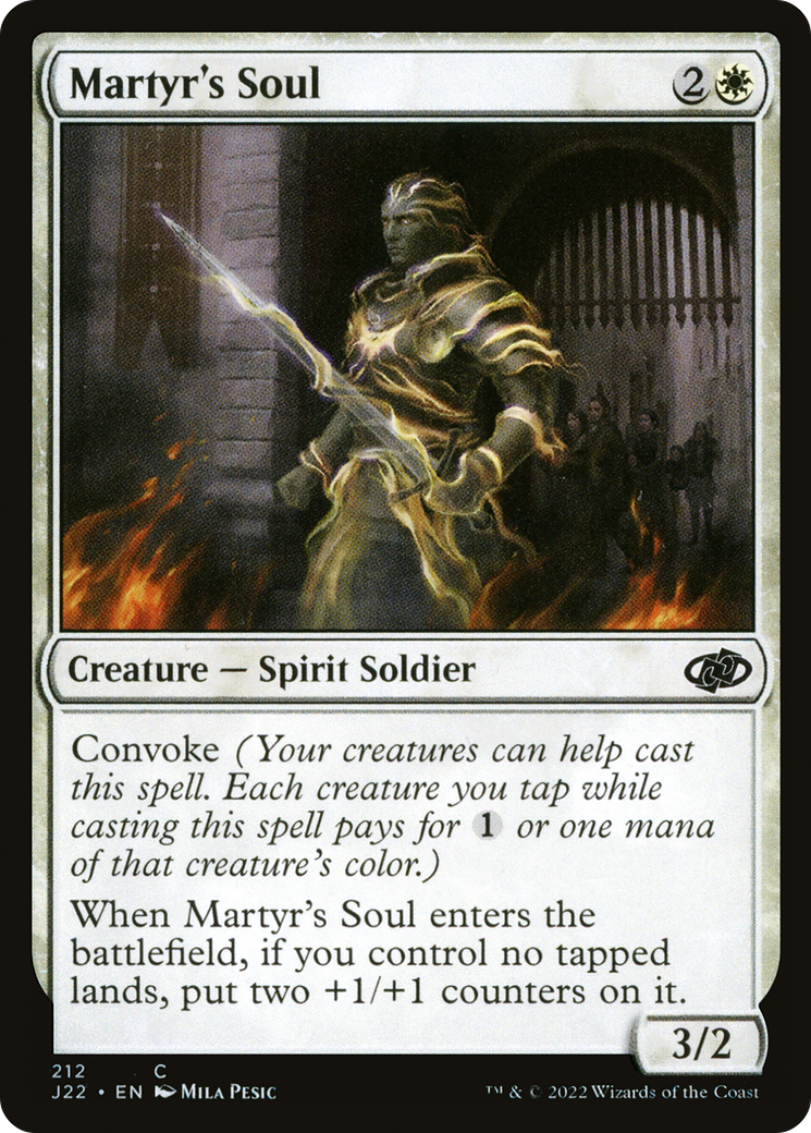 Martyr's Soul [Jumpstart 2022] | Good Games Modbury