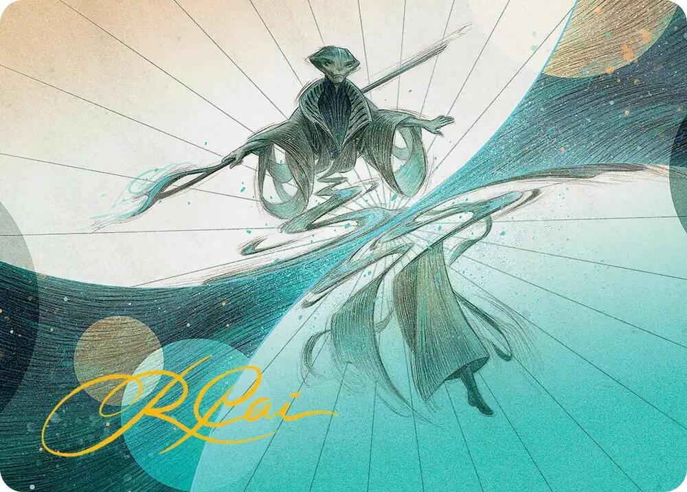 Weftwalking Art Card Gold Stamped Signature 10 (Art Series: Edge of Eternities)  | Good Games Modbury