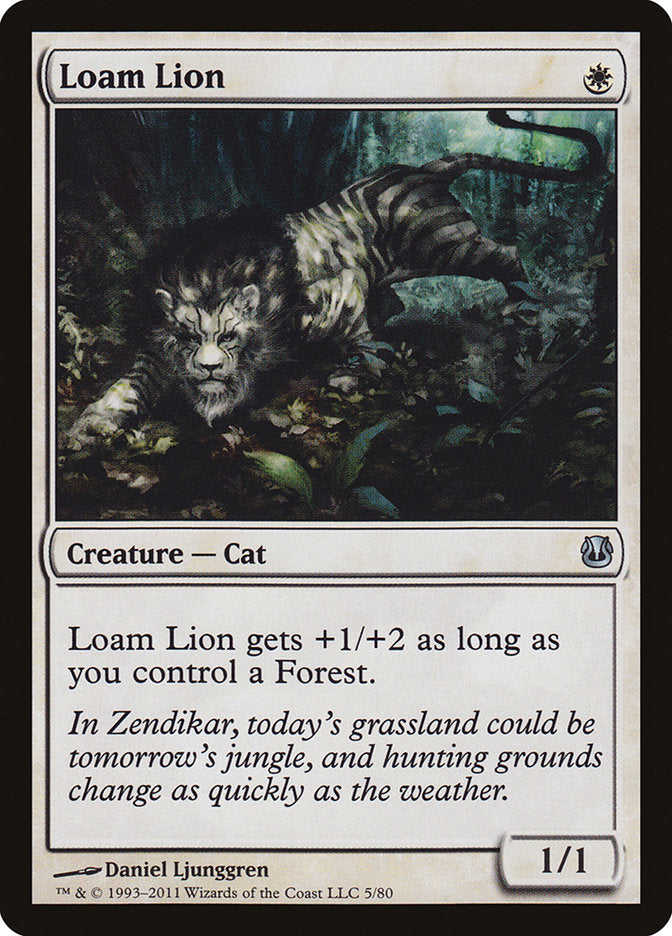 Loam Lion 5/80 (Duel Decks: Ajani vs. Nicol Bolas)  | Good Games Modbury