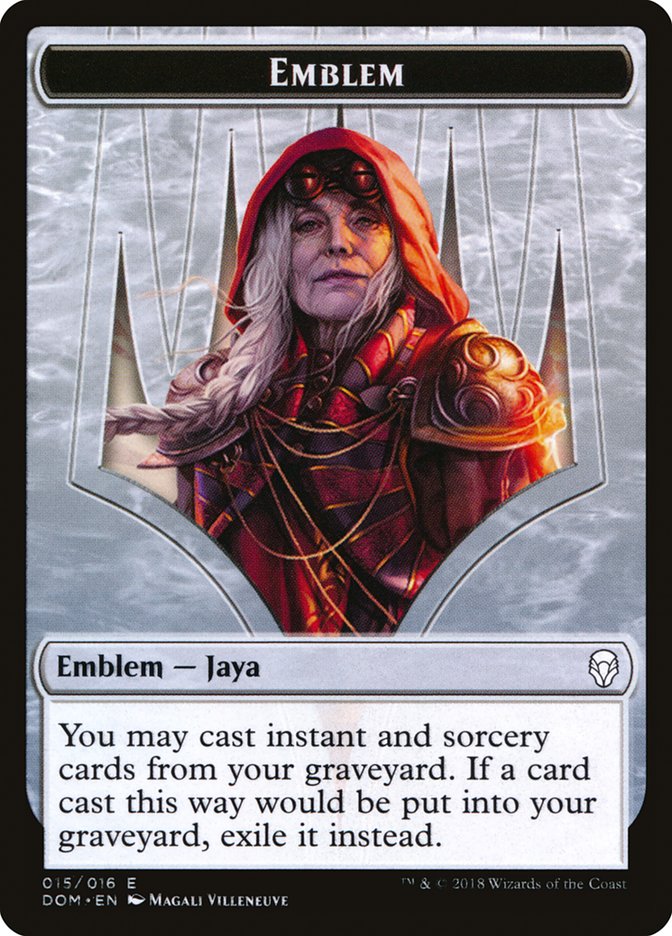 Jaya Ballard Emblem [Dominaria Tokens] | Good Games Modbury