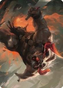 Furious Bellow Art Card 31 (Art Series: Dominaria United)  | Good Games Modbury