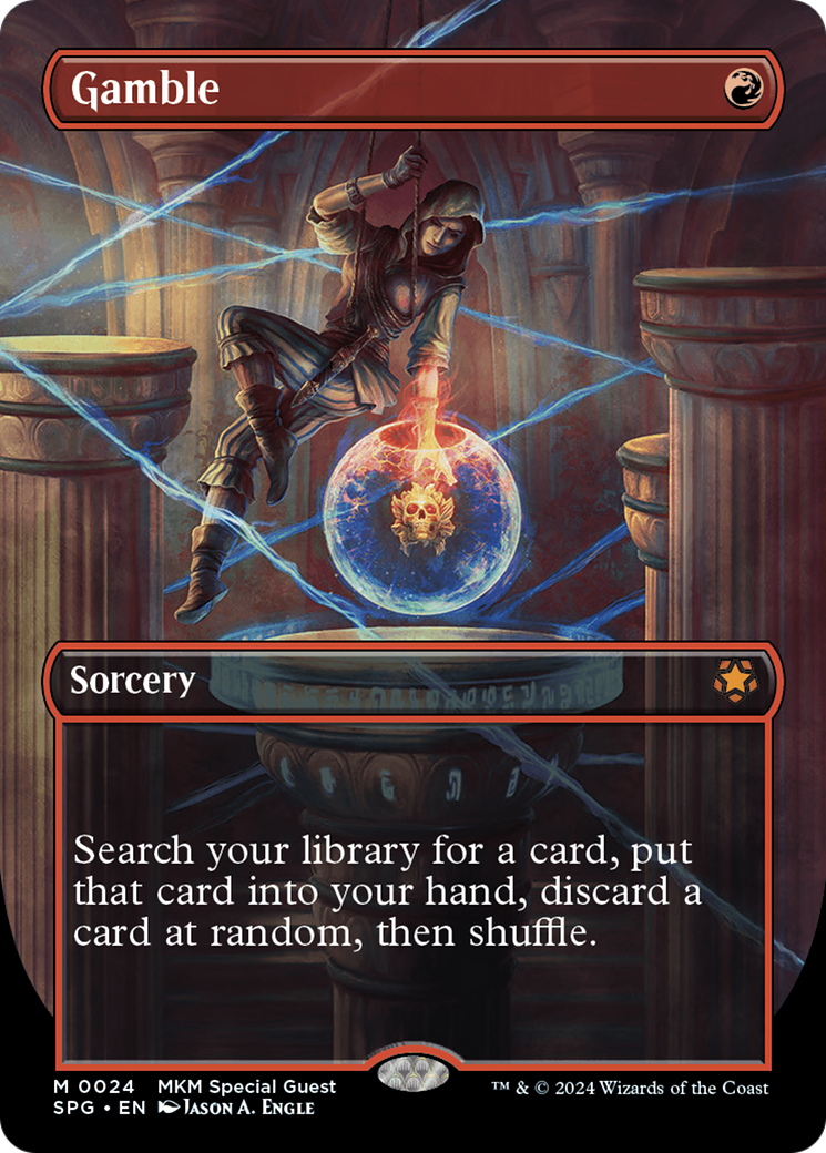 Gamble (Borderless) [Murders at Karlov Manor Special Guests] | Good Games Modbury