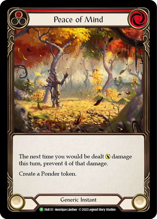 Peace of Mind [FAB131] (Promo)  Rainbow Foil | Good Games Modbury