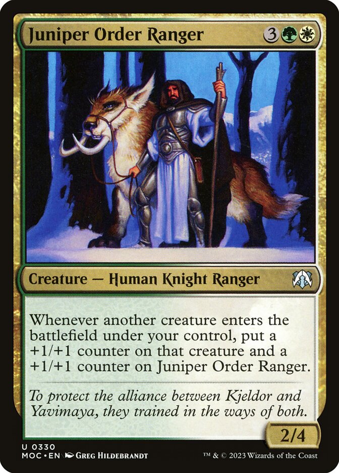 Juniper Order Ranger 330/444 (Commander: March of the Machine)  | Good Games Modbury
