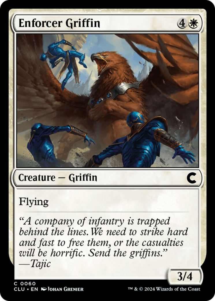 Enforcer Griffin [Ravnica: Clue Edition] | Good Games Modbury
