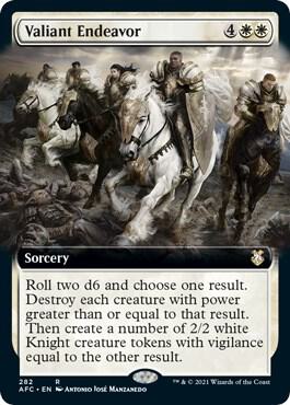 Valiant Endeavor Extended Art 282/62 (Commander: Adventures in the Forgotten Realms)  | Good Games Modbury