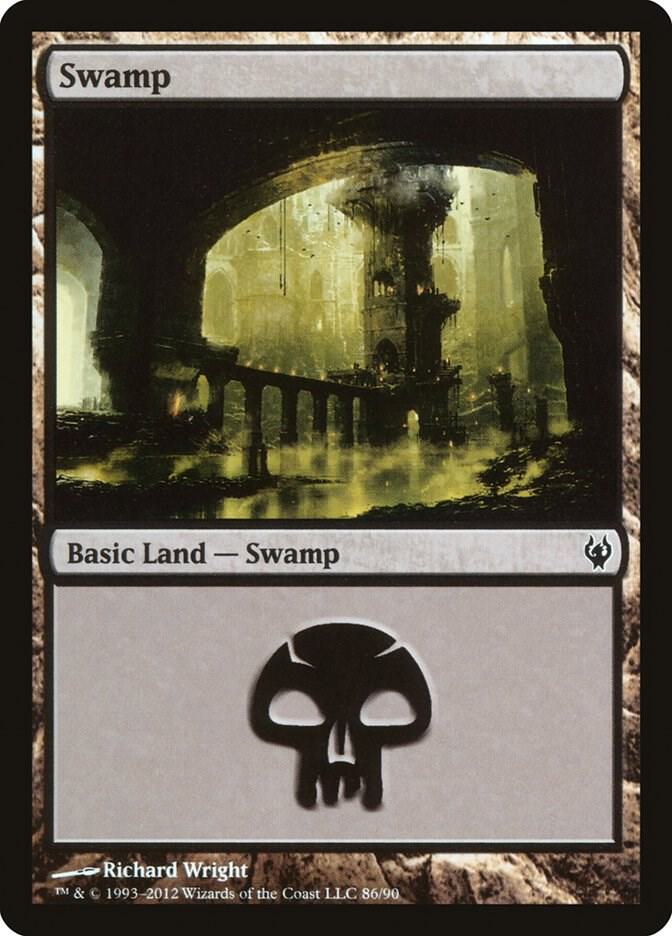 Swamp 86 86/90 (Duel Decks: Izzet vs. Golgari)  | Good Games Modbury