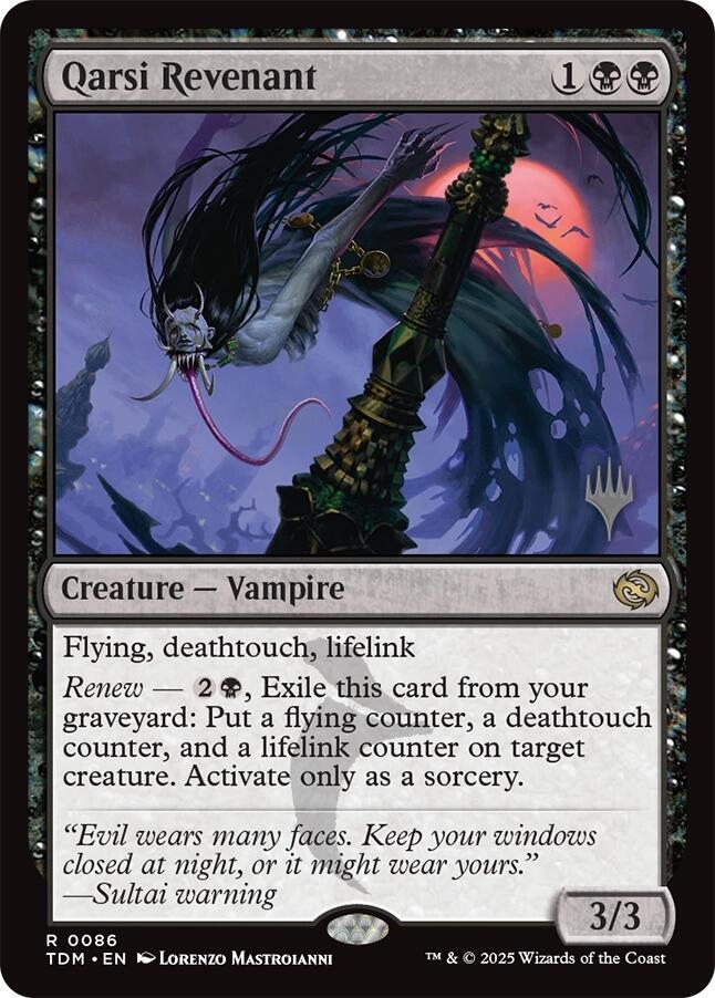 Qarsi Revenant 86 (Promo Pack: Tarkir: Dragonstorm)  - Foil | Good Games Modbury
