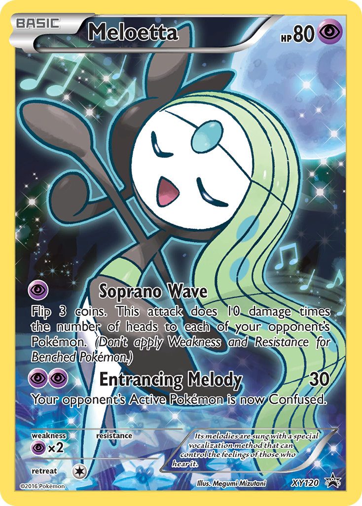 Meloetta (XY120) [XY: Black Star Promos] | Good Games Modbury