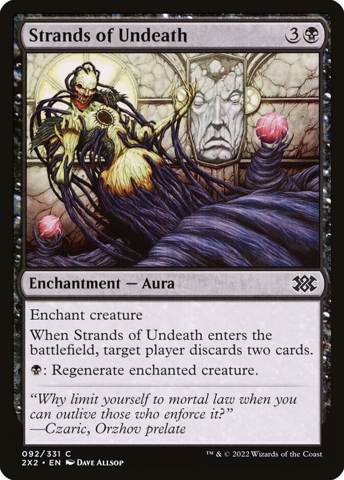 Strands of Undeath 92/331 (Double Masters 2022)  - Foil | Good Games Modbury