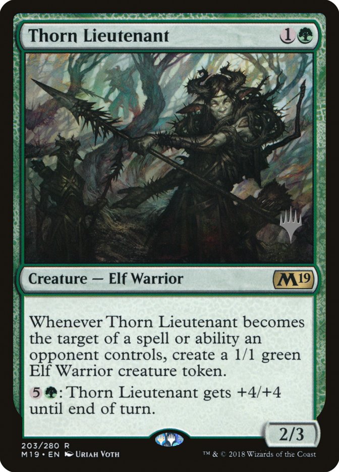 Thorn Lieutenant (Promo Pack) [Core Set 2019 Promos] | Good Games Modbury
