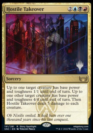 Hostile Takeover (Promo Pack) [Streets of New Capenna Promos] | Good Games Modbury