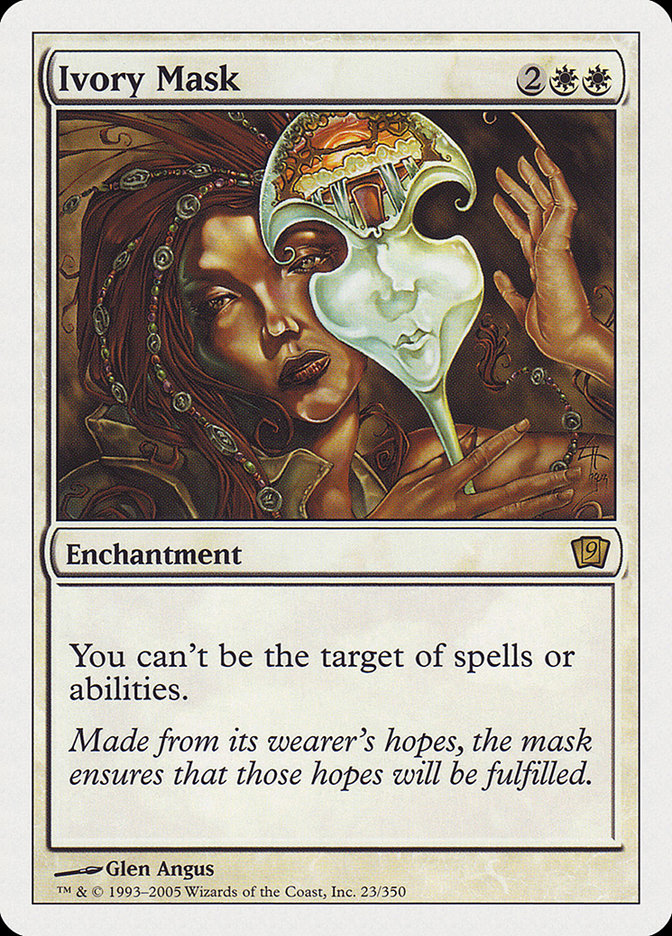 Ivory Mask 23/350 (9th Edition)  | Good Games Modbury