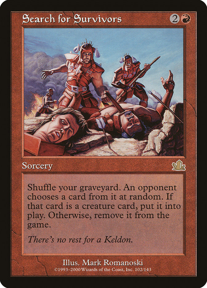Search for Survivors 102/143 (Prophecy)  - Foil | Good Games Modbury