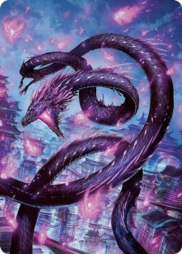Junji the Midnight Sky Art Card 58 81 58 (Art Series: Kamigawa: Neon Dynasty)  | Good Games Modbury