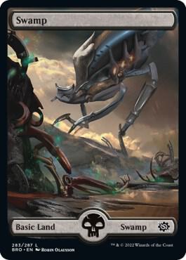 Swamp 283 Full Art 283/287 (The Brothers' War)  - Foil | Good Games Modbury