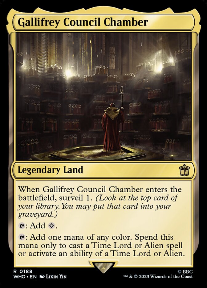 Gallifrey Council Chamber 188/331 (Universes Beyond: Doctor Who)  - Foil | Good Games Modbury