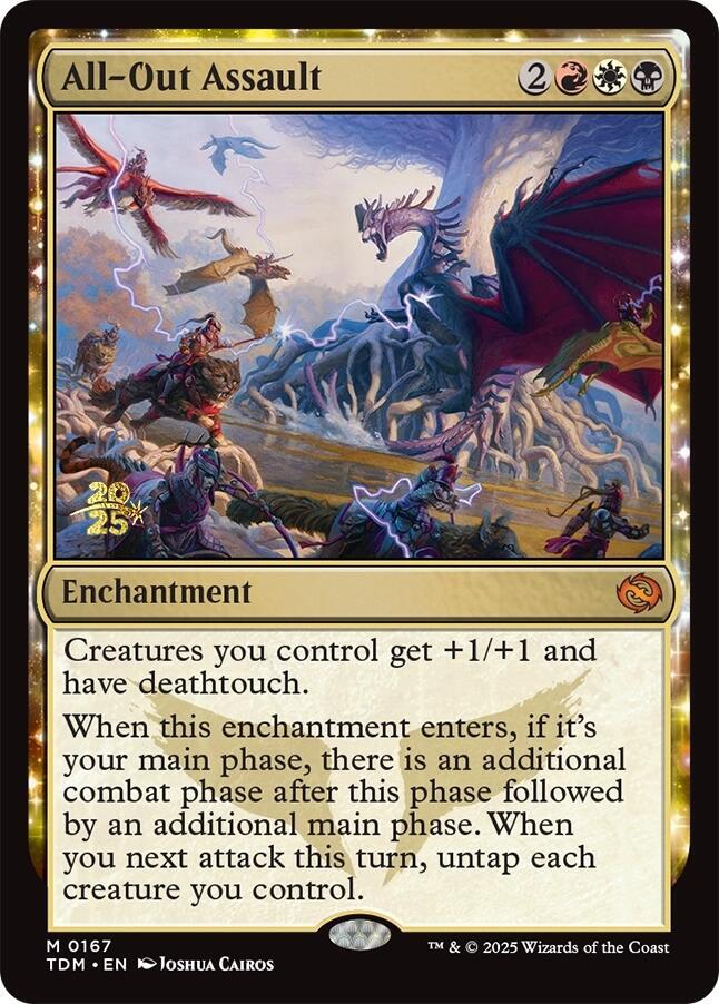 All-Out Assault 167s/166 (Prerelease Cards)  - PreRelease Foil | Good Games Modbury