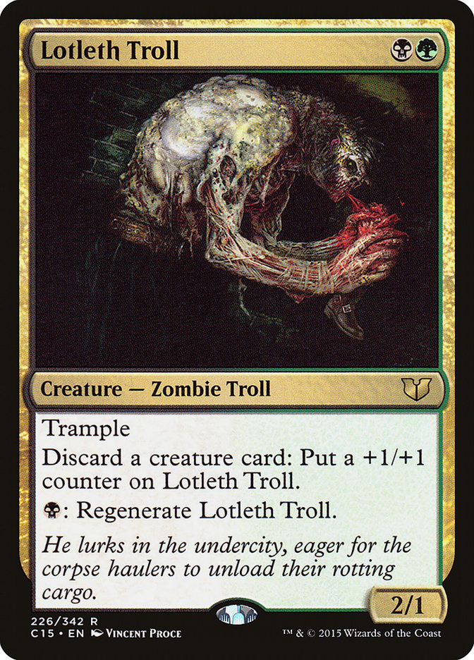 Lotleth Troll [Commander 2015] | Good Games Modbury