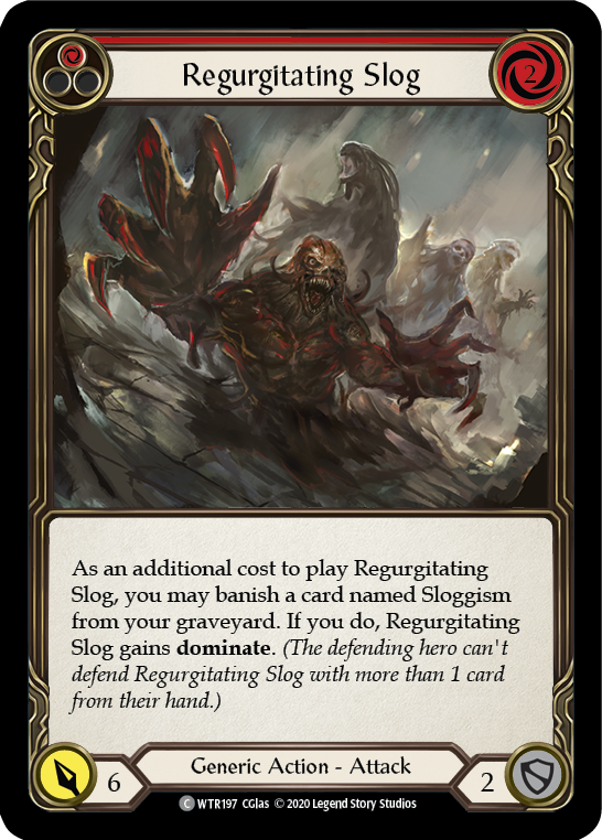 Regurgitating Slog (Red) [U-WTR197] (Welcome to Rathe Unlimited)  Unlimited Normal | Good Games Modbury