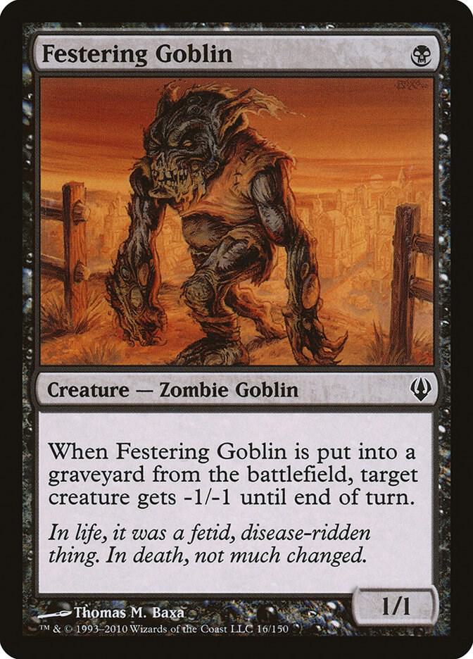Festering Goblin 16/150 (Archenemy)  | Good Games Modbury