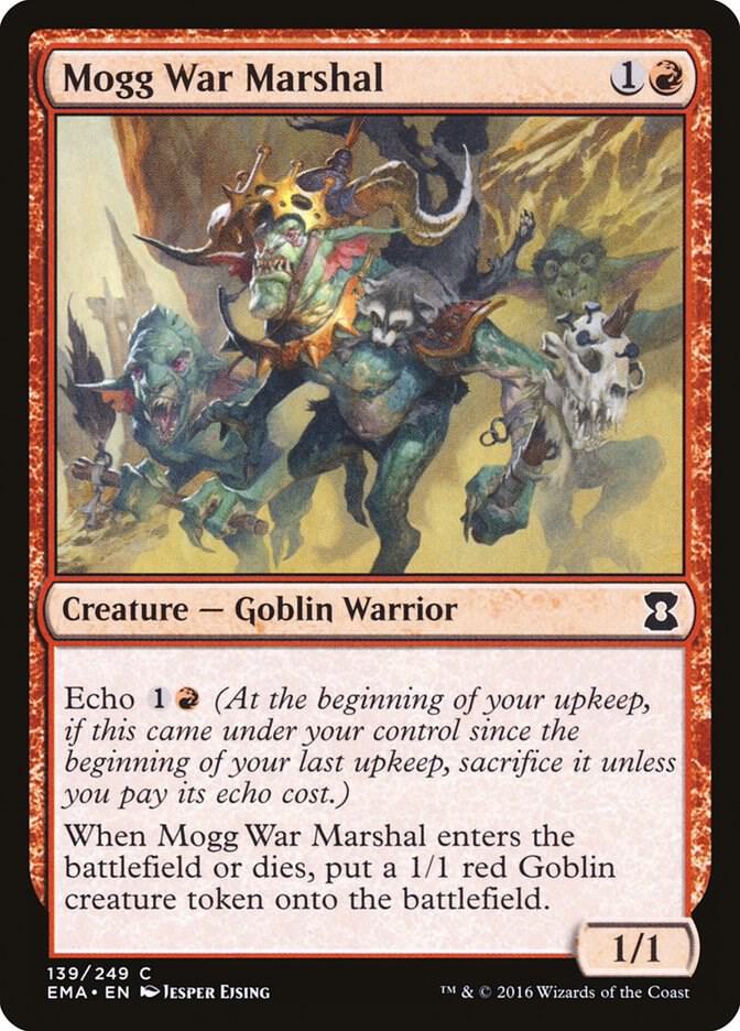 Mogg War Marshal 139 (Eternal Masters)  - Foil | Good Games Modbury