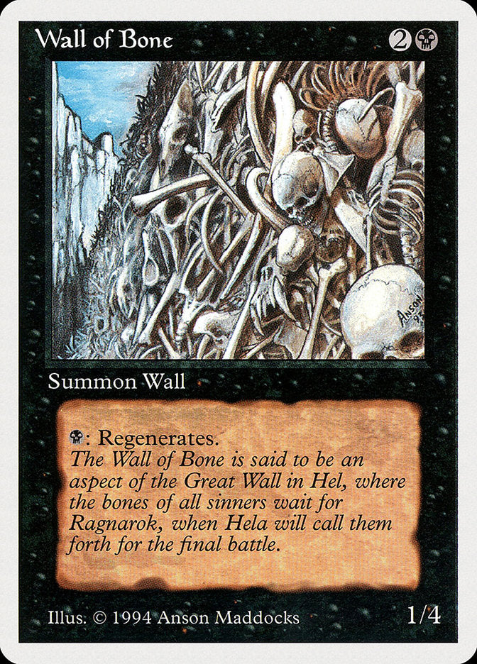 Wall of Bone [Summer Magic / Edgar] | Good Games Modbury