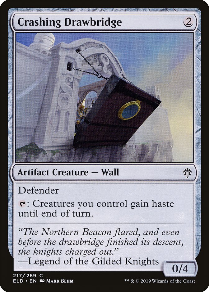 Crashing Drawbridge [Throne of Eldraine] | Good Games Modbury
