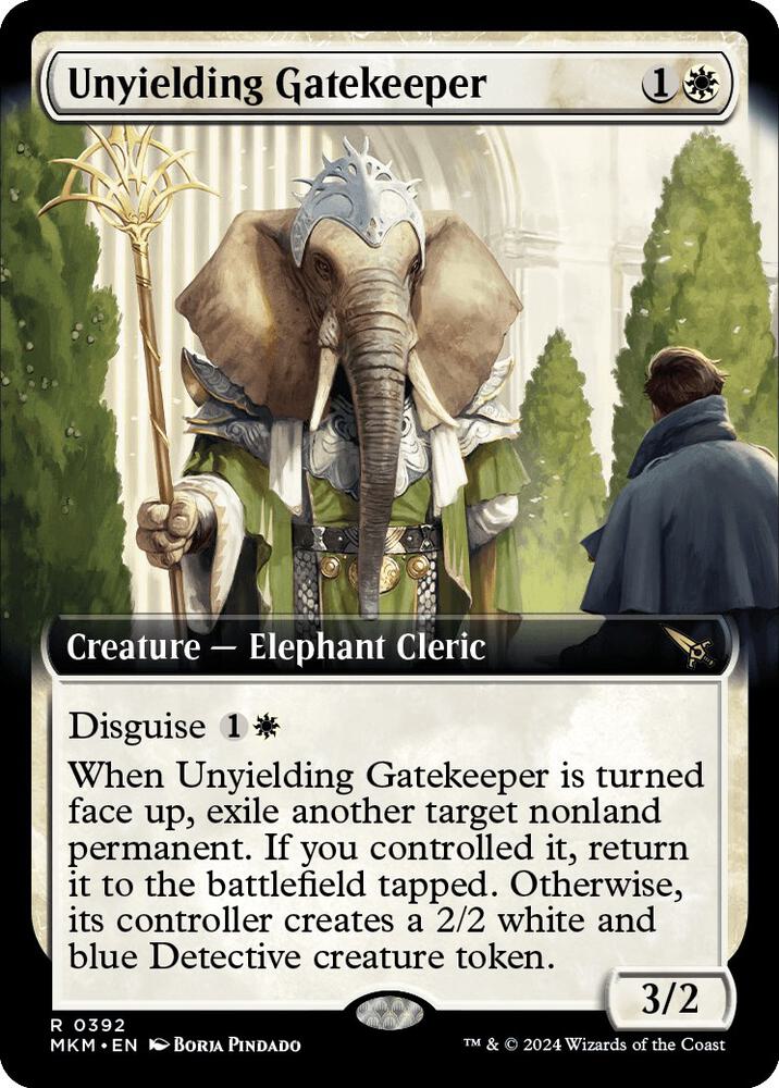 Unyielding Gatekeeper 392/286 (Murders at Karlov Manor)  - Extended Art | Good Games Modbury