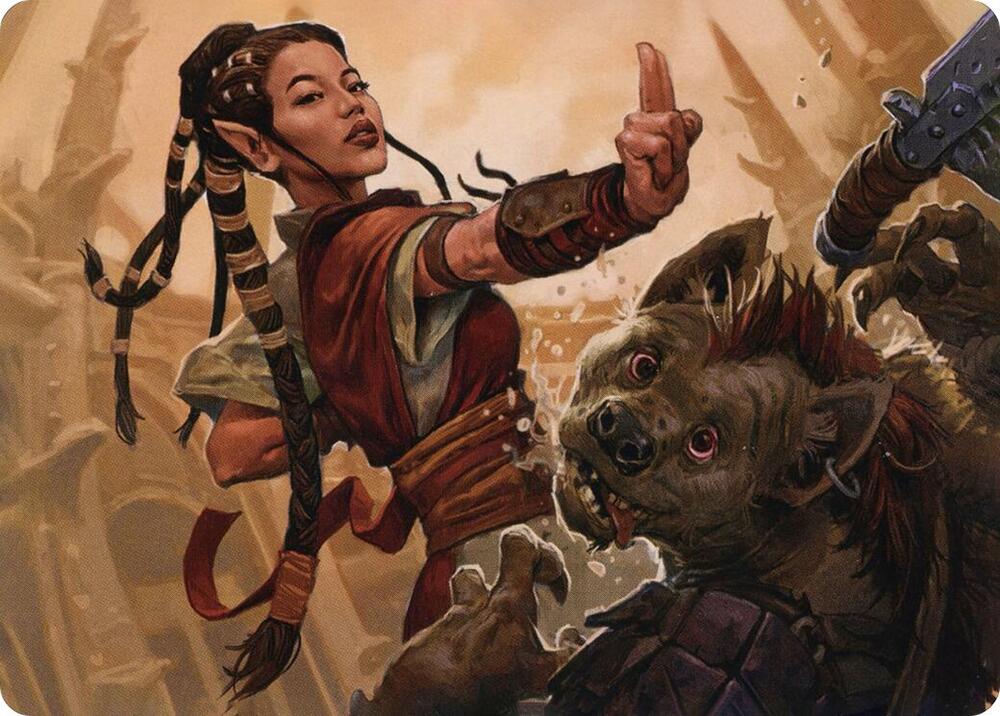 Half Elf Monk Art Card 28 (Art Series: Adventures in the Forgotten Realms)  | Good Games Modbury