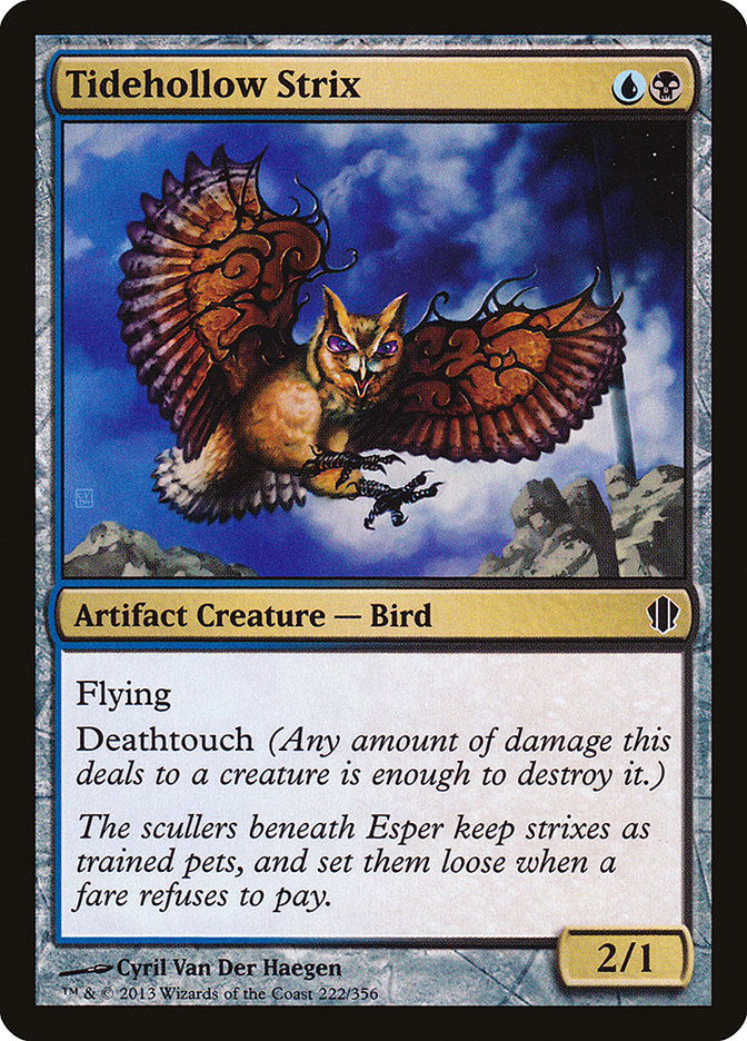 Tidehollow Strix 222/356 (Commander 2013)  | Good Games Modbury