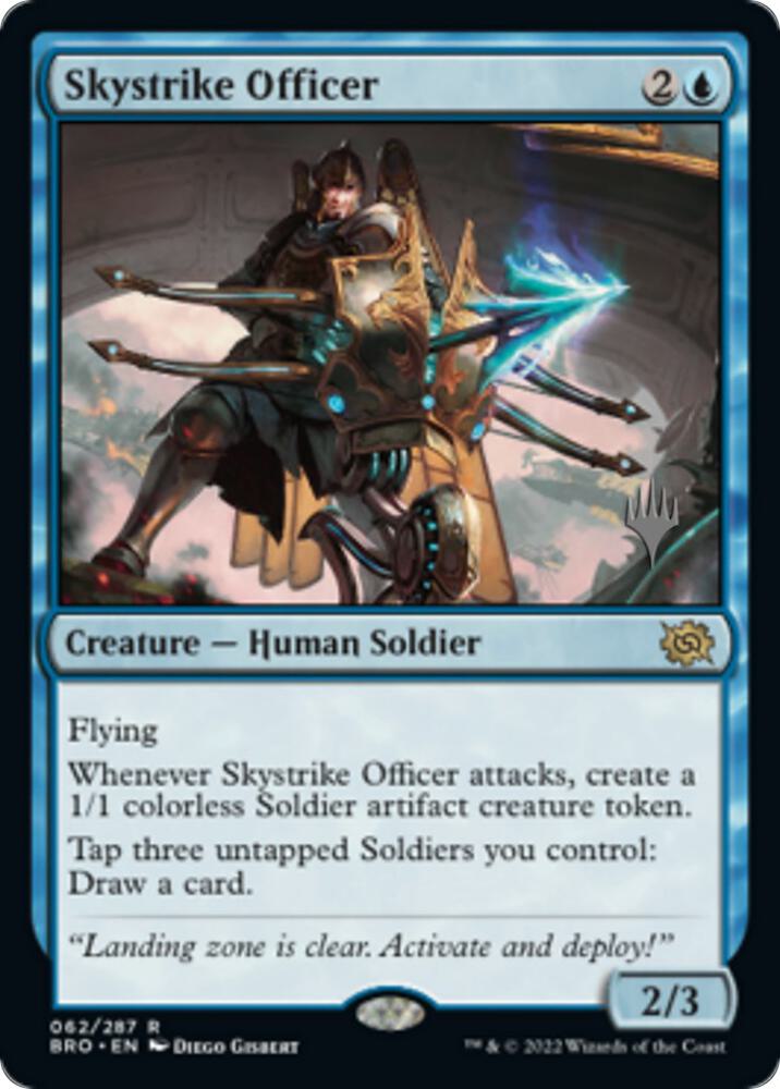 Skystrike Officer 62p/169 (Promo Pack: The Brothers' War)  - Foil | Good Games Modbury