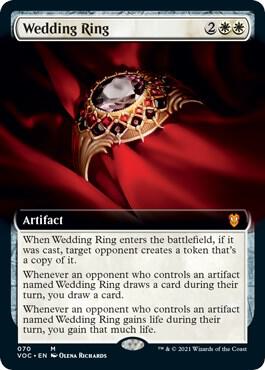 Wedding Ring Extended Art 70 (Commander: Innistrad: Crimson Vow)  | Good Games Modbury