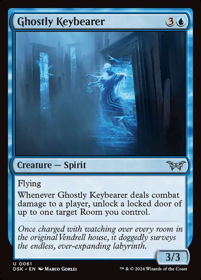 Ghostly Keybearer 61/286 (Duskmourn: House of Horror)  - Foil | Good Games Modbury