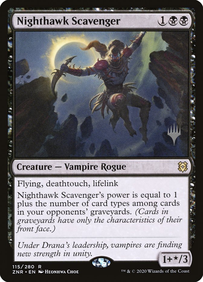 Nighthawk Scavenger (Promo Pack) [Zendikar Rising Promos] | Good Games Modbury