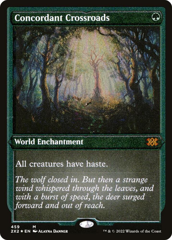 Concordant Crossroads Foil Etched 459 (Double Masters 2022)  - Foil | Good Games Modbury