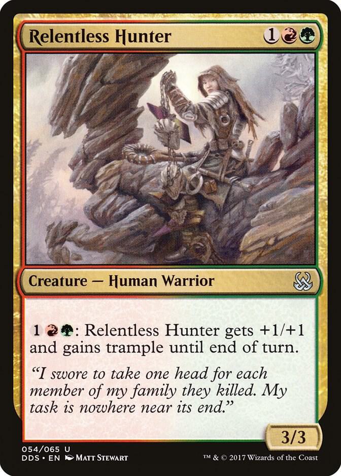 Relentless Hunter 54/65 (Duel Decks: Mind vs. Might)  | Good Games Modbury
