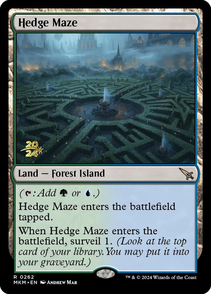Hedge Maze 262s/182 (Prerelease Cards)  - Foil | Good Games Modbury