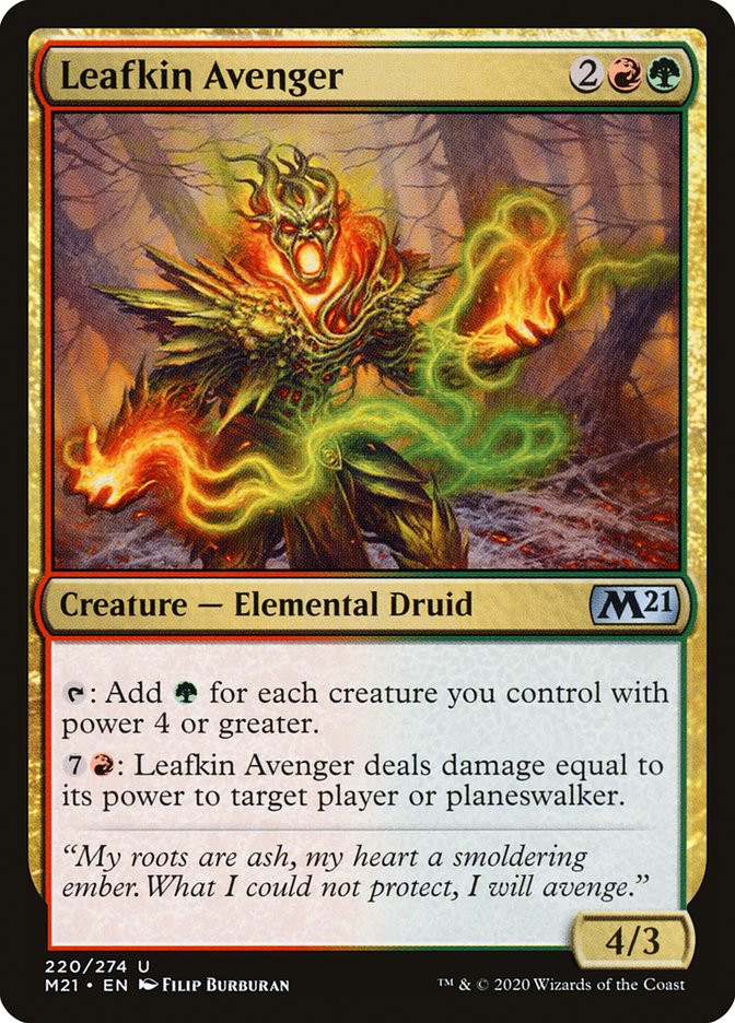 Leafkin Avenger [Core Set 2021] | Good Games Modbury