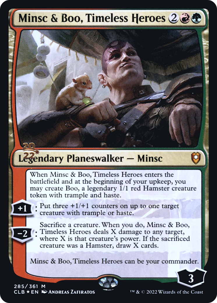 Minsc & Boo, Timeless Heroes (Promo Pack) [The Lost Caverns of Ixalan Promos] | Good Games Modbury