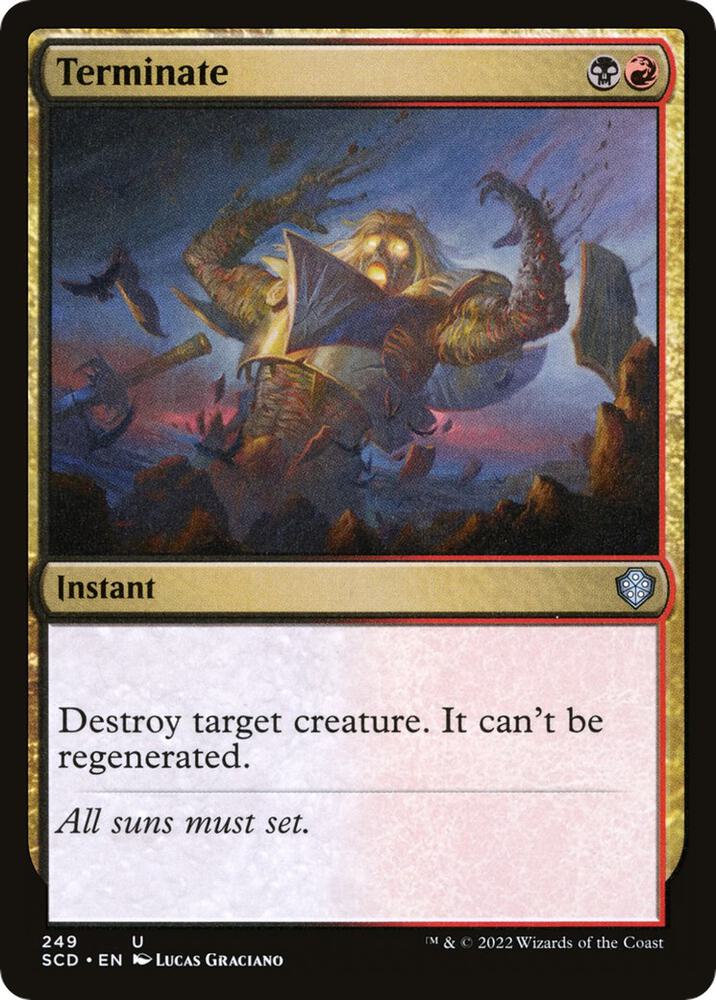 Terminate 249/352 (Starter Commander Decks)  | Good Games Modbury