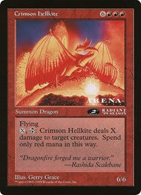 Crimson Hellkite (Oversized) [Oversize Cards] | Good Games Modbury