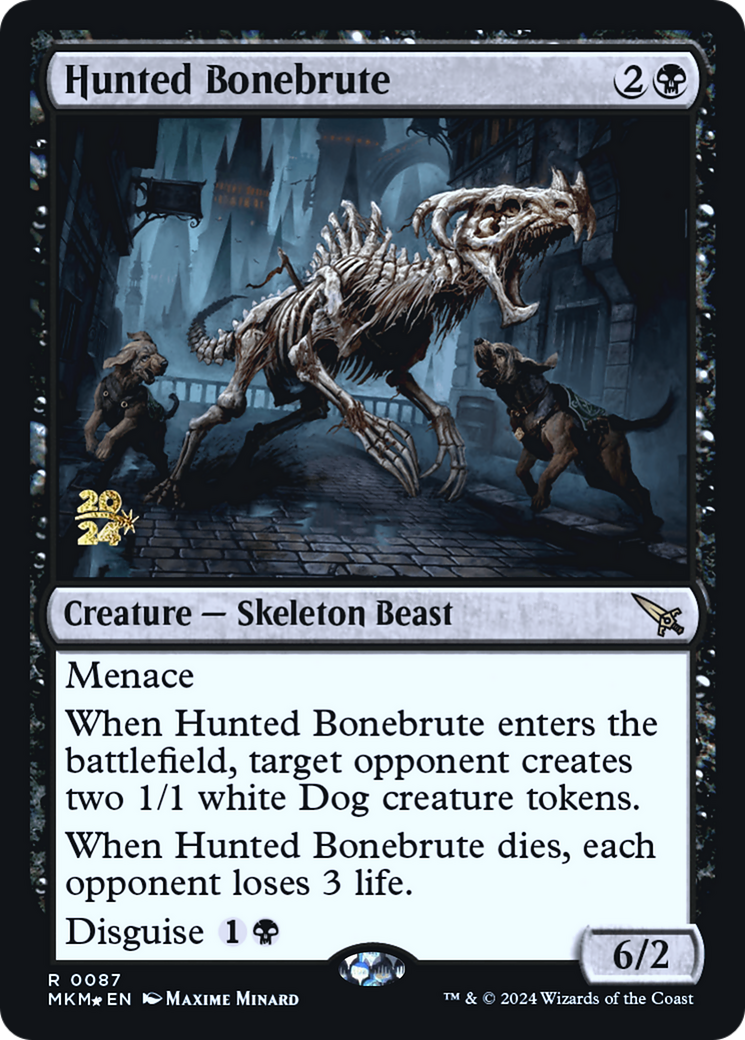 Hunted Bonebrute [Murders at Karlov Manor Prerelease Promos] | Good Games Modbury