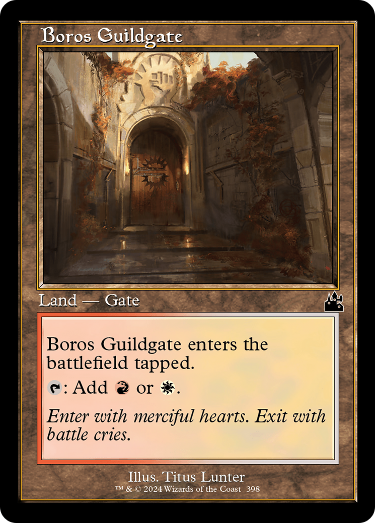 Boros Guildgate (Retro Frame) [Ravnica Remastered] | Good Games Modbury